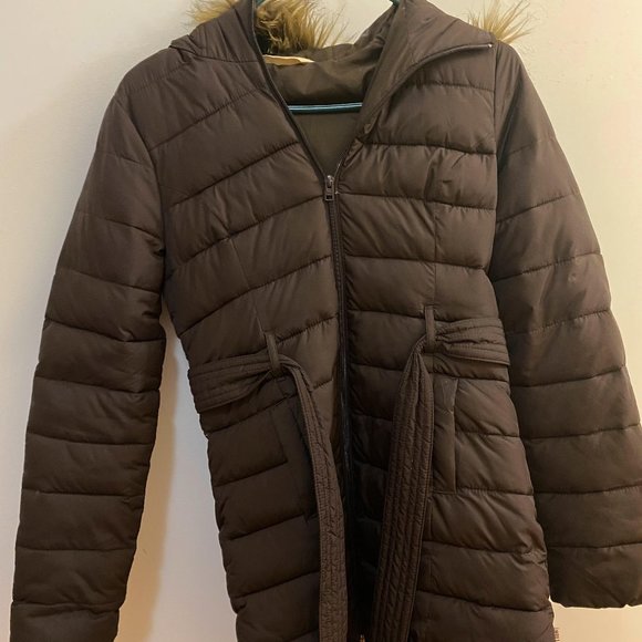 Brown Hollister Winter Coat - Picture 1 of 1